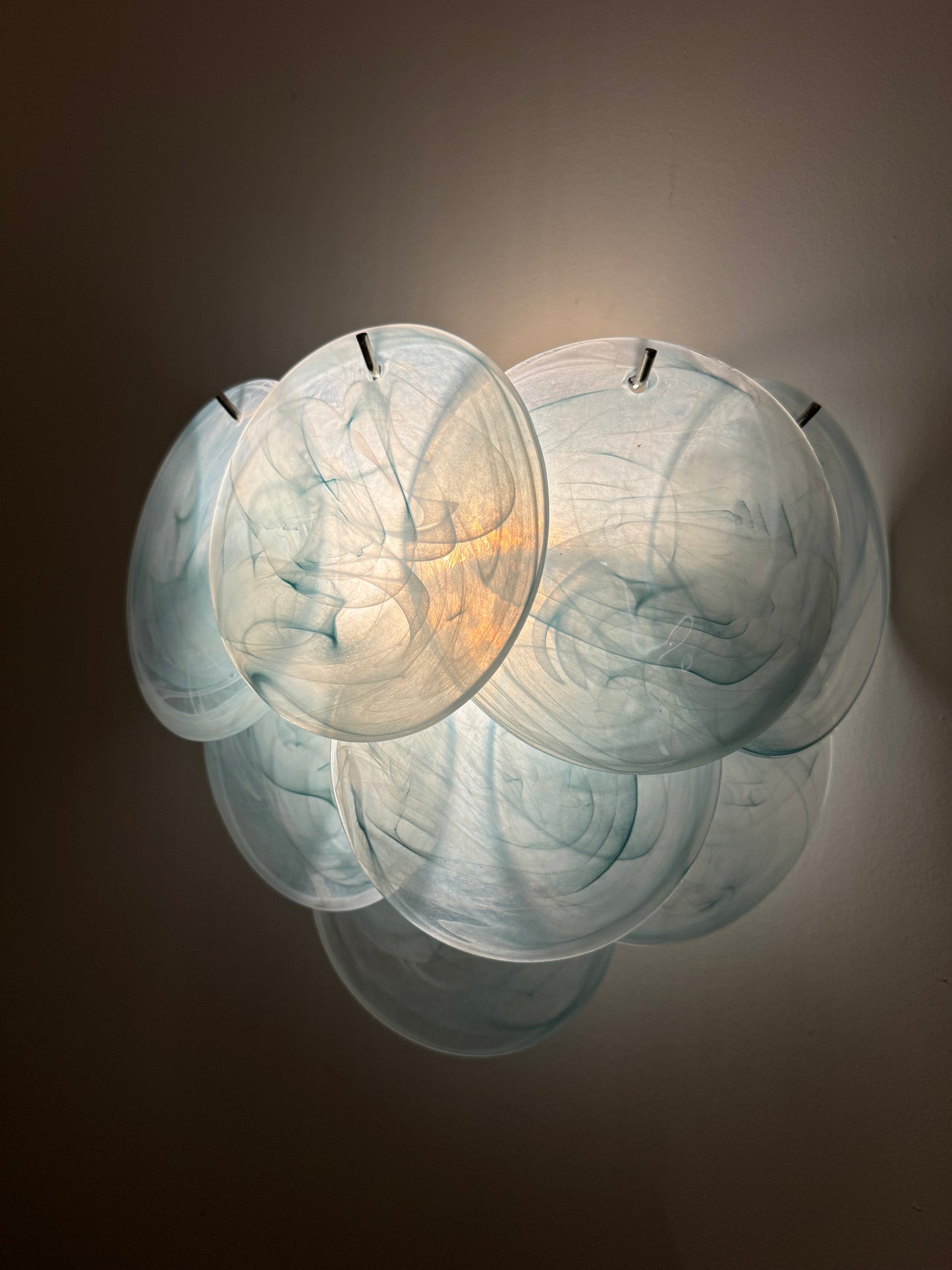 Murano Vistosi Sconce - Pale Blue