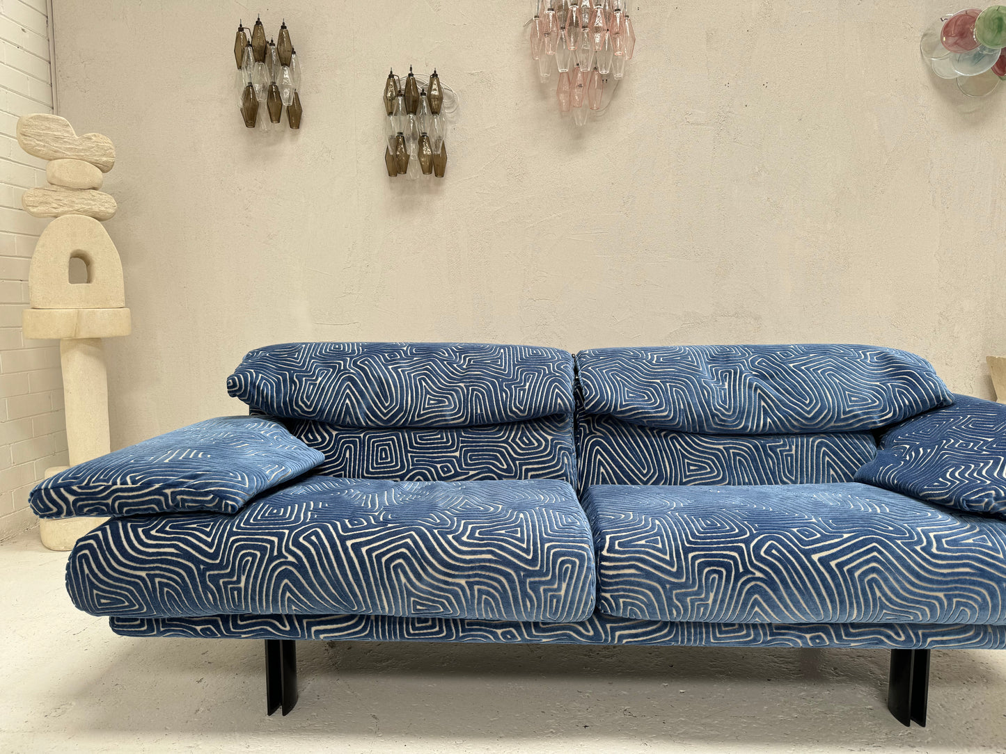 Bespoke Alanda Sofa by B&B Italia - Blue