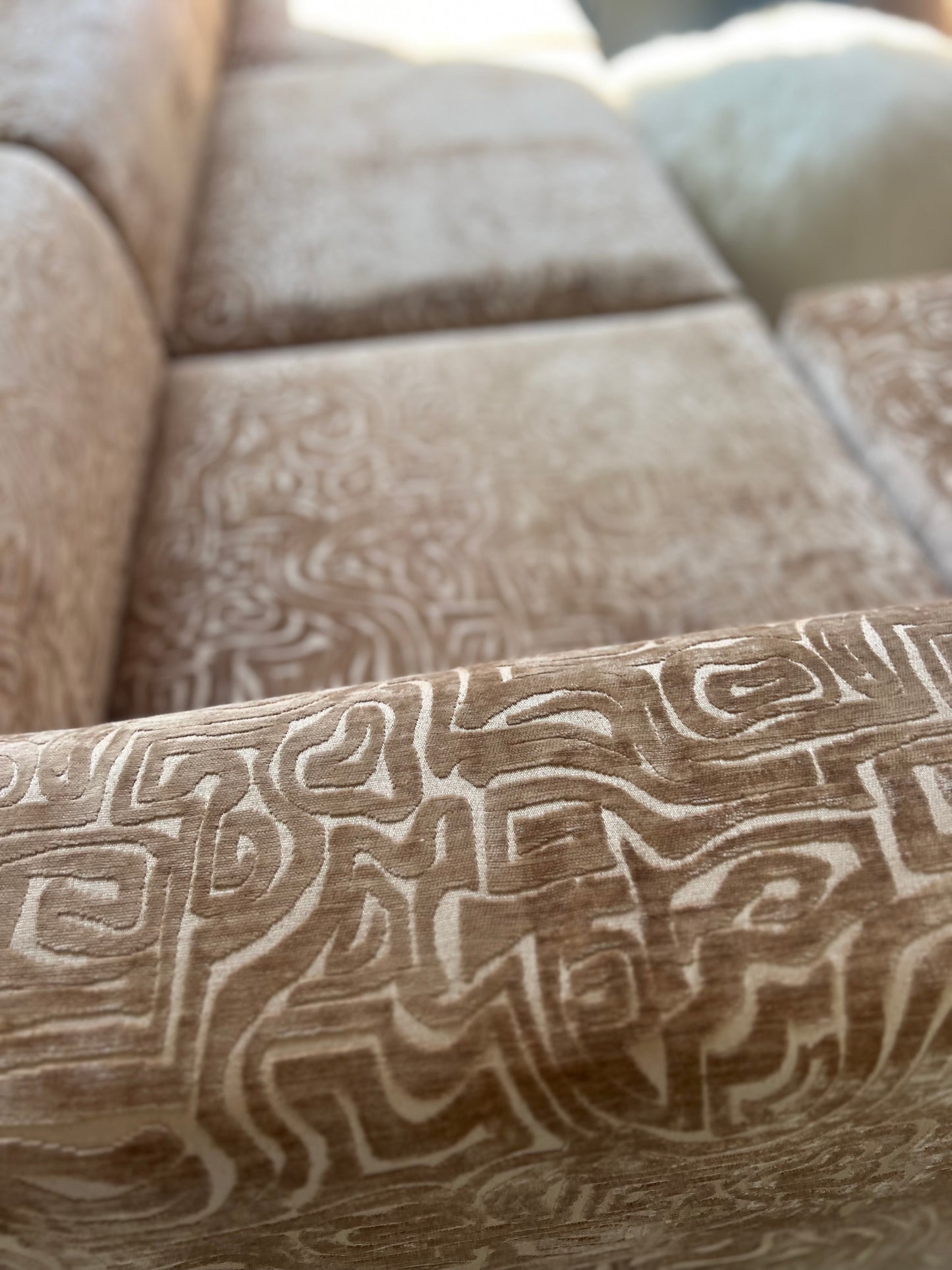 Bespoke Custom Patterned Modular Sofa