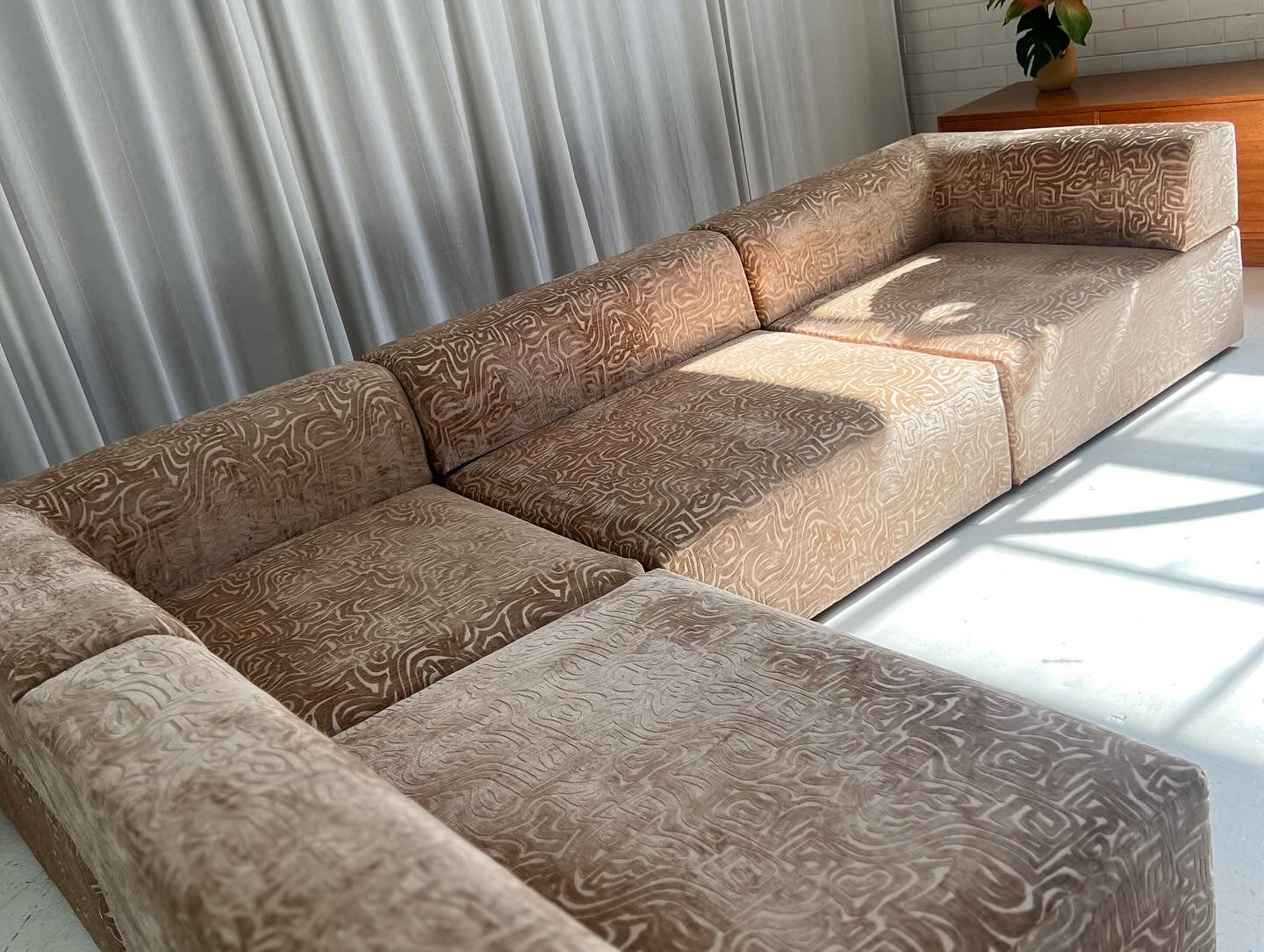 Bespoke Custom Patterned Modular Sofa