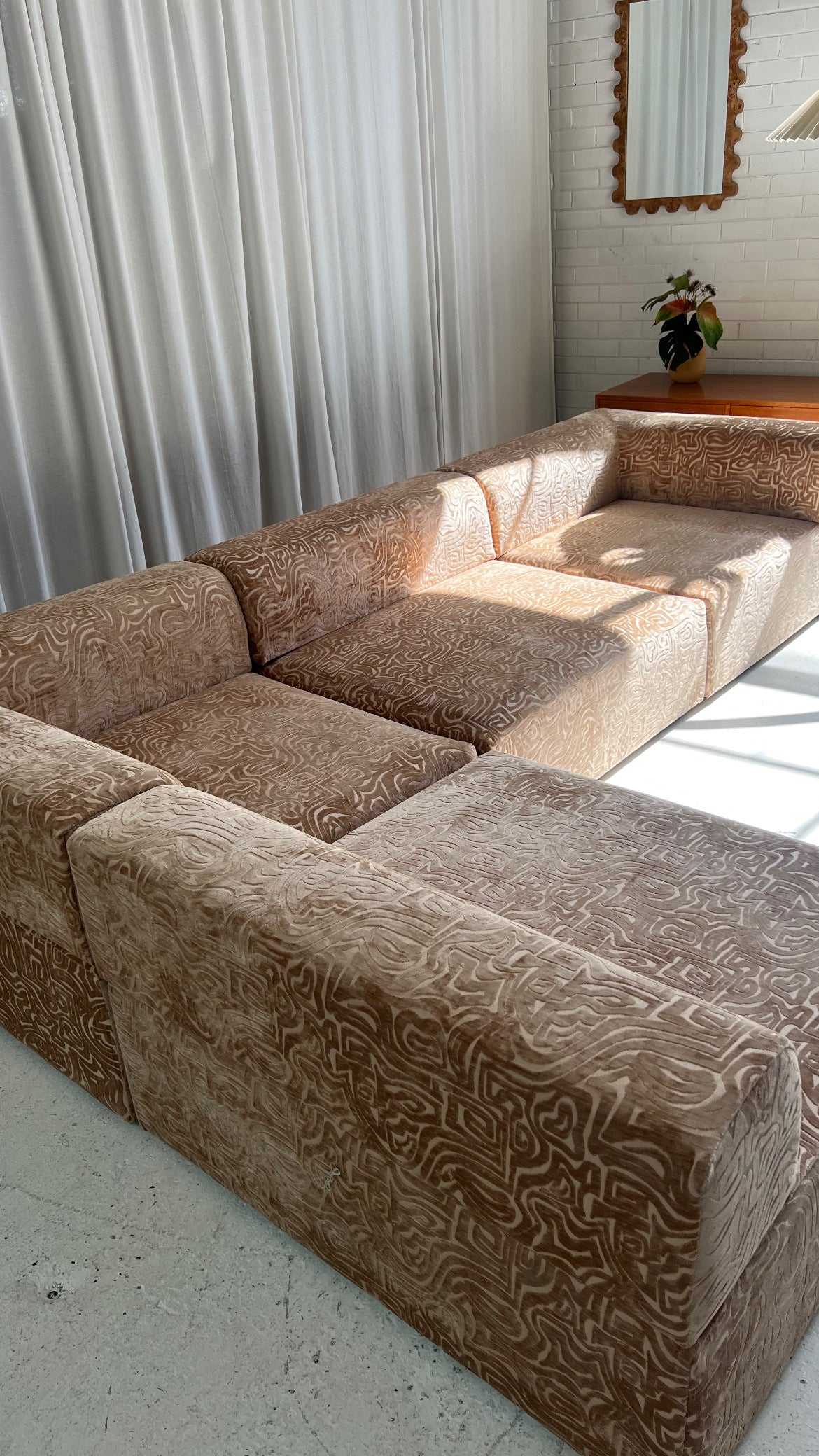 Bespoke Custom Patterned Modular Sofa