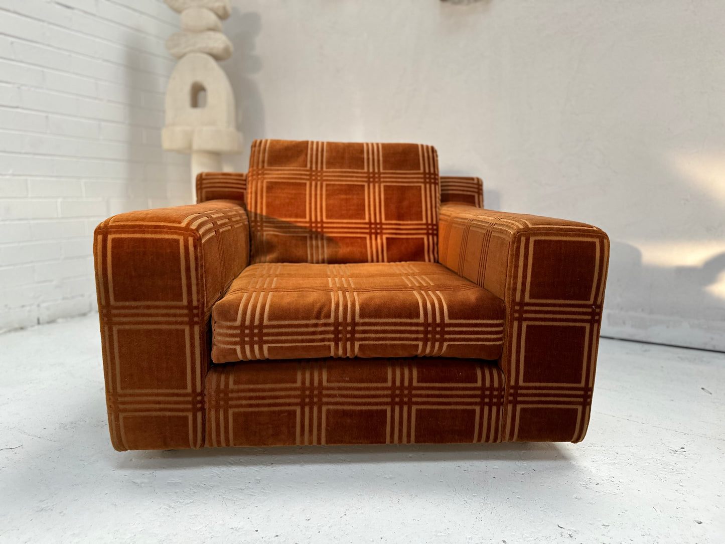 Vintage Armchairs - Geometric Pattern