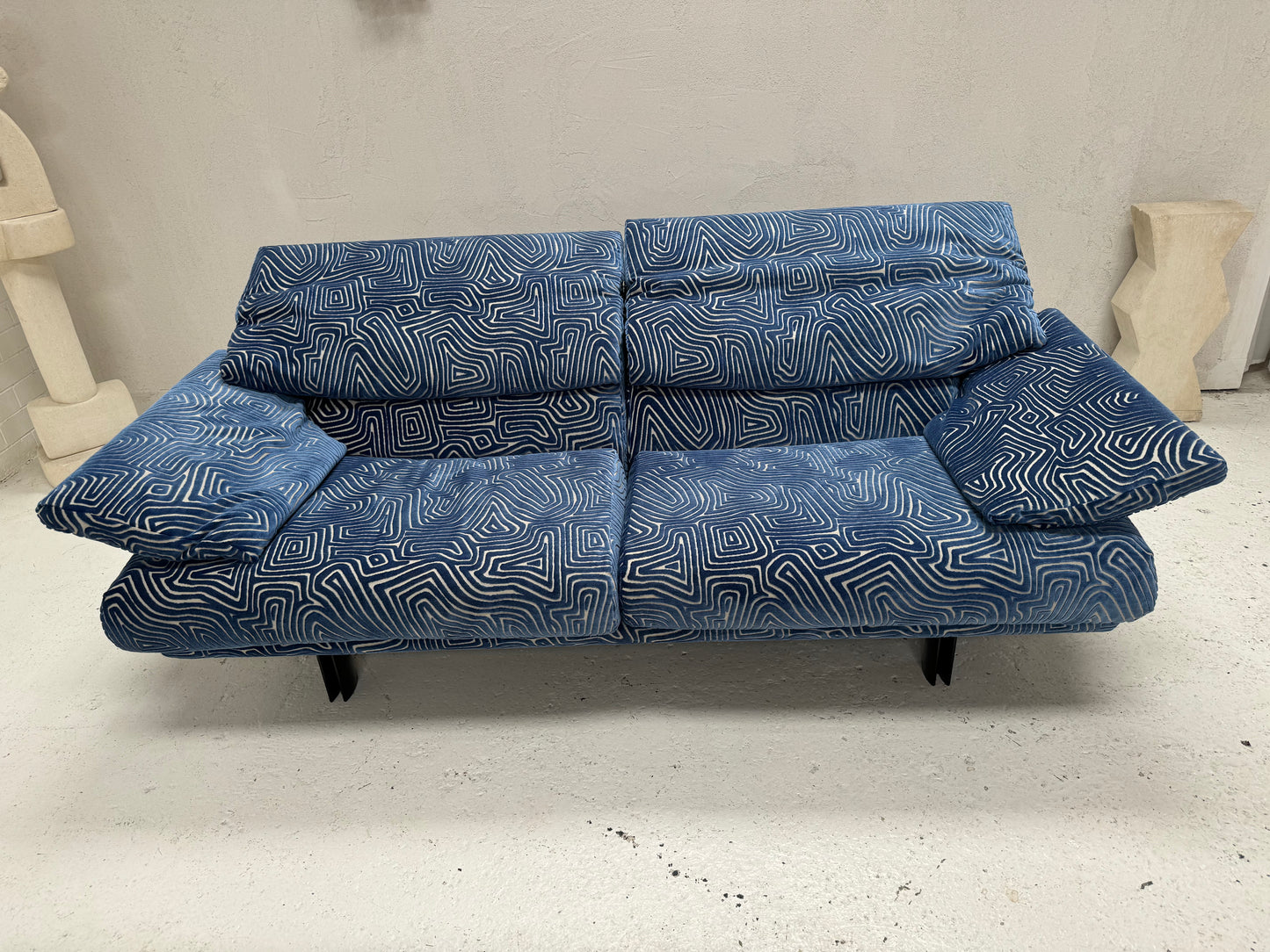 Bespoke Alanda Sofa by B&B Italia - Blue