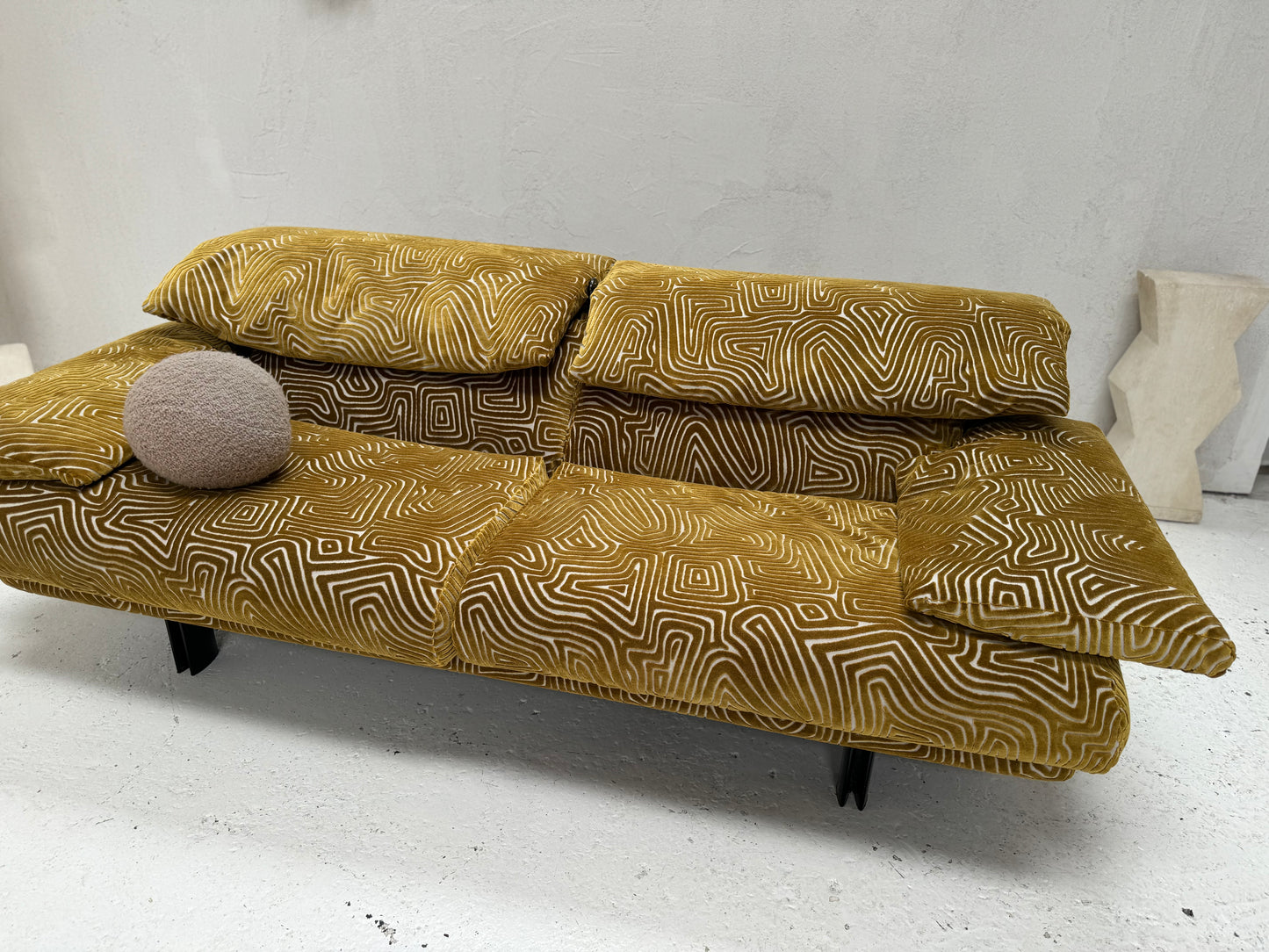 Bespoke Alanda Sofa by B&B Italia - Chartreuse