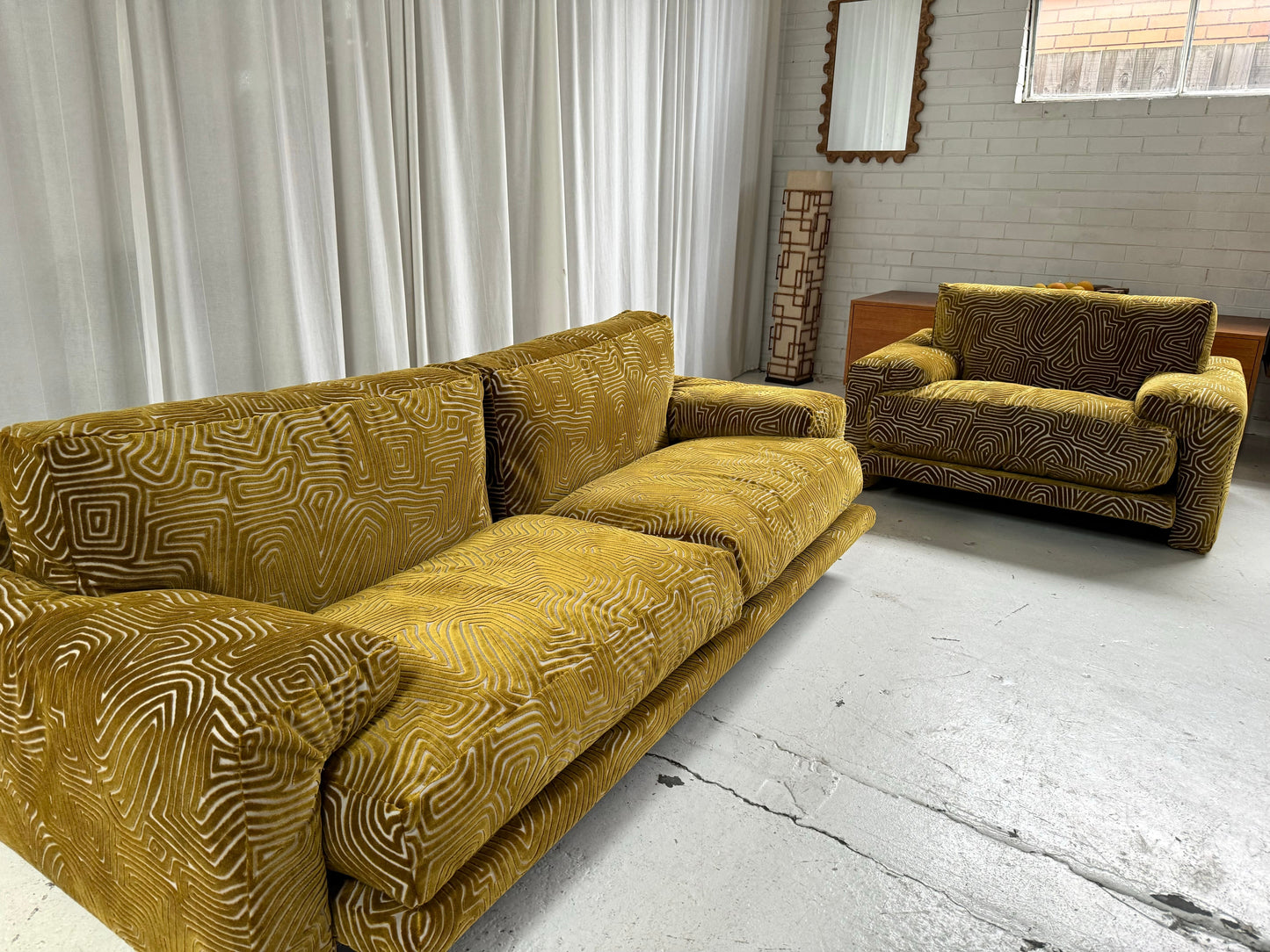 Midday Sofa by Giovanni Offredi for Sapporiti Italia