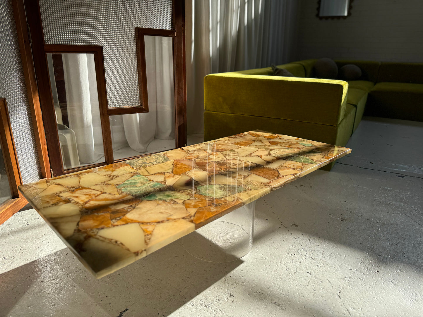 Vintage Terrazzo Marble Table