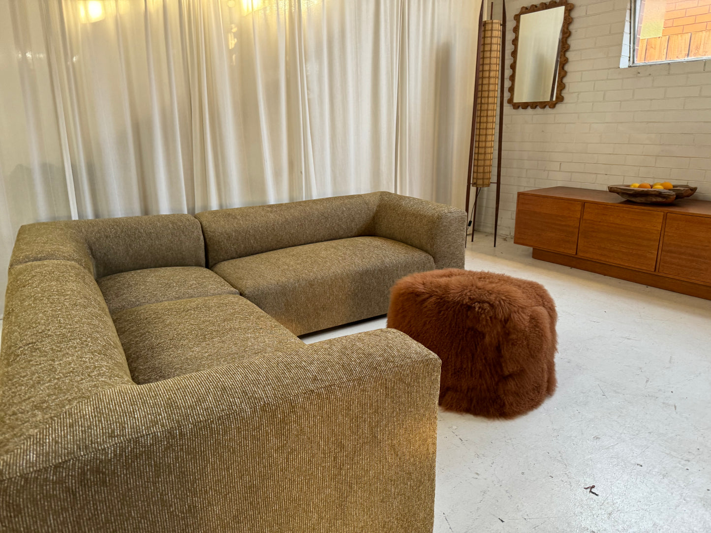 Bespoke Restored Modular Sofa Set