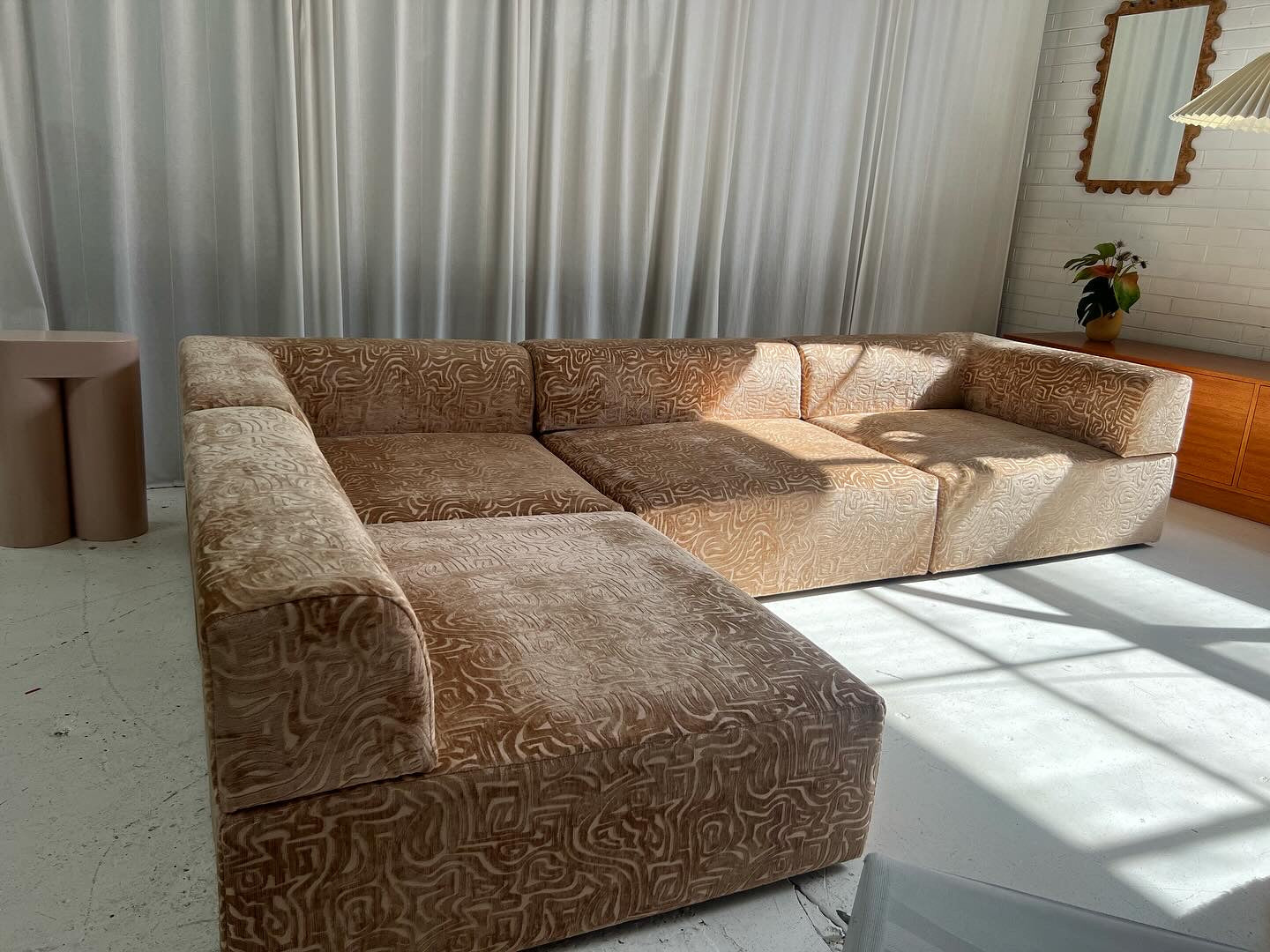 Bespoke Custom Patterned Modular Sofa