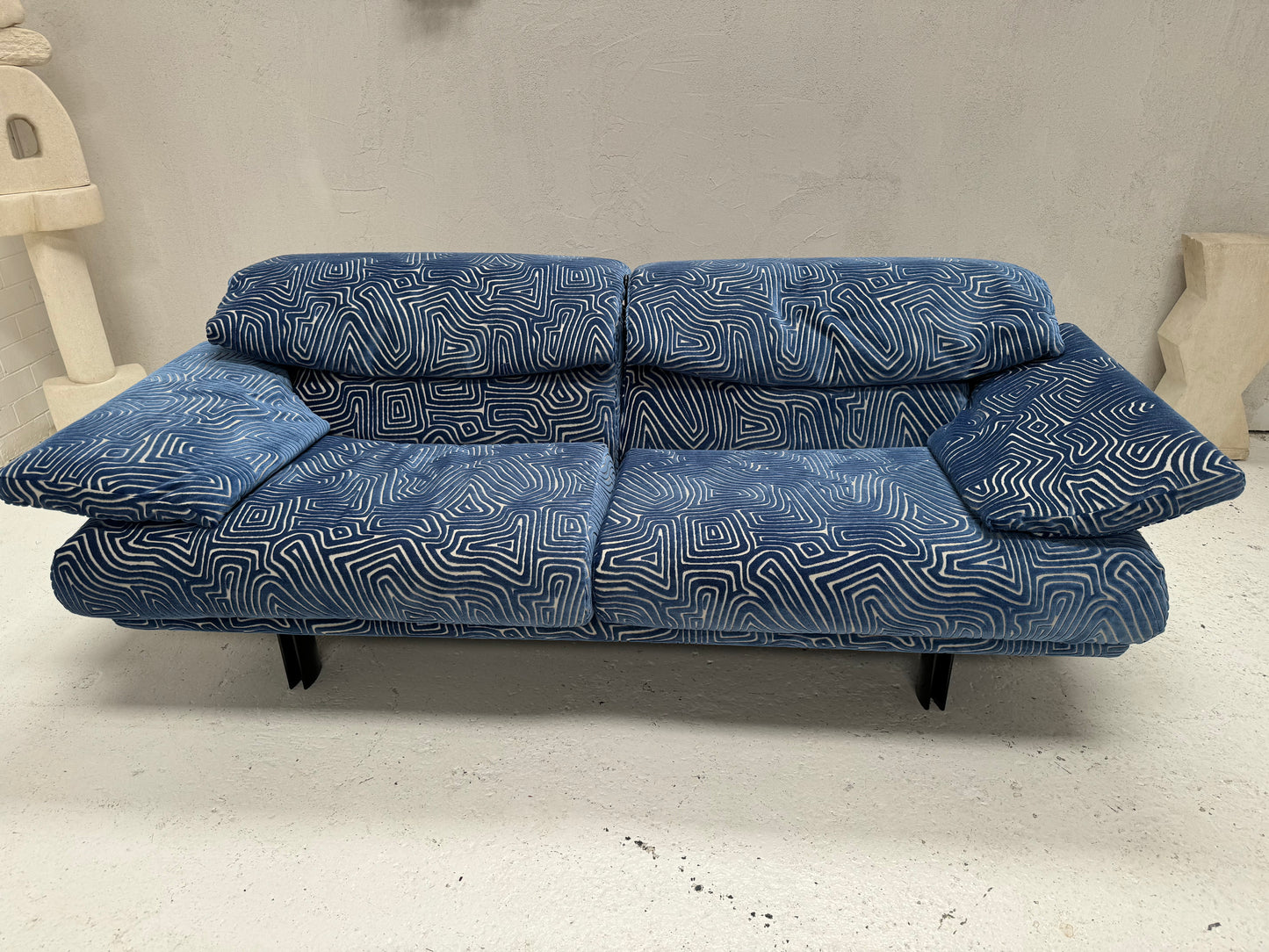 Bespoke Alanda Sofa by B&B Italia - Blue