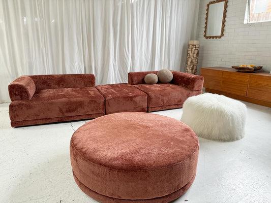 Bespoke Dusty Rose Modular Sofa