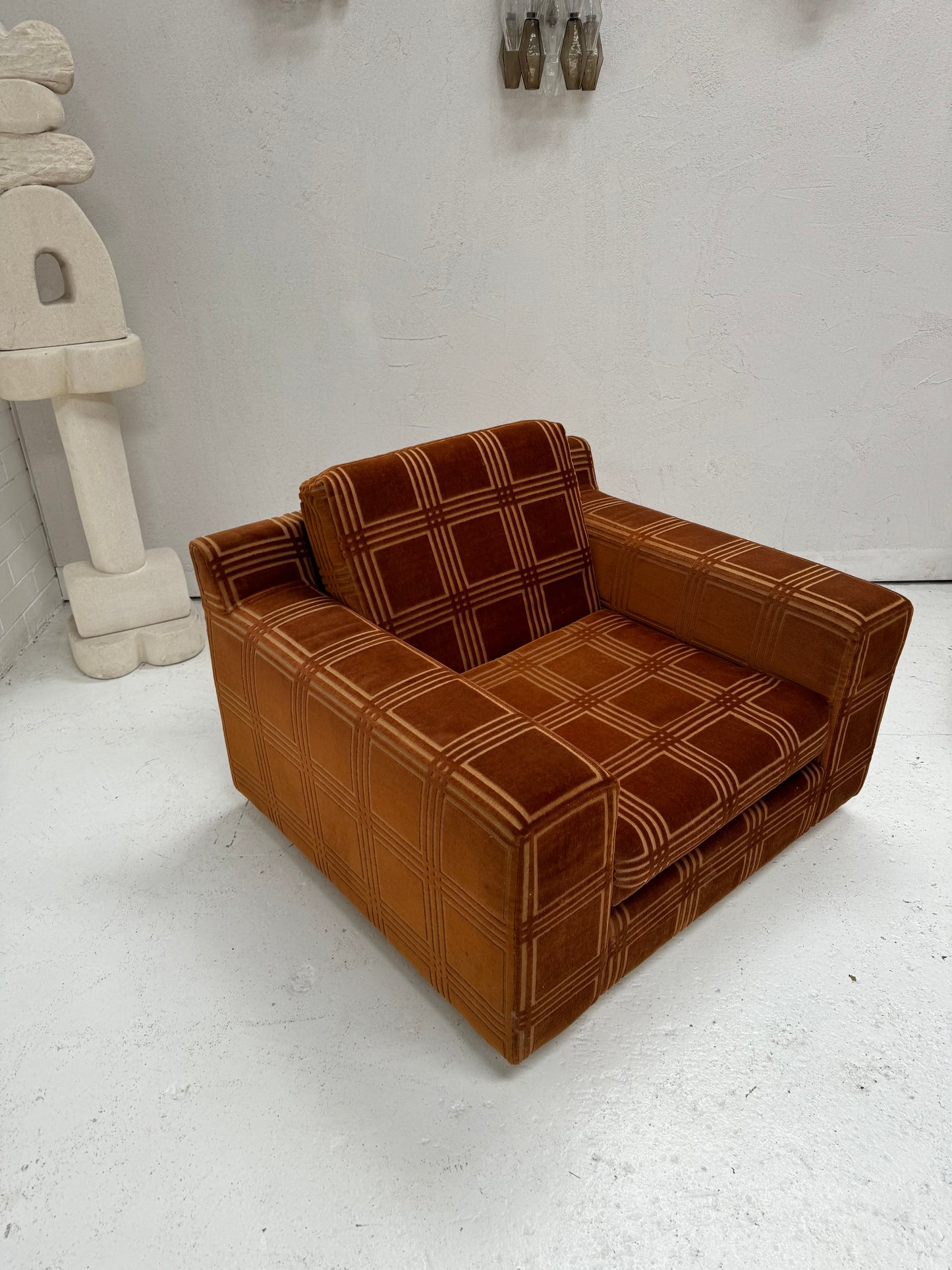 Vintage Armchairs - Geometric Pattern