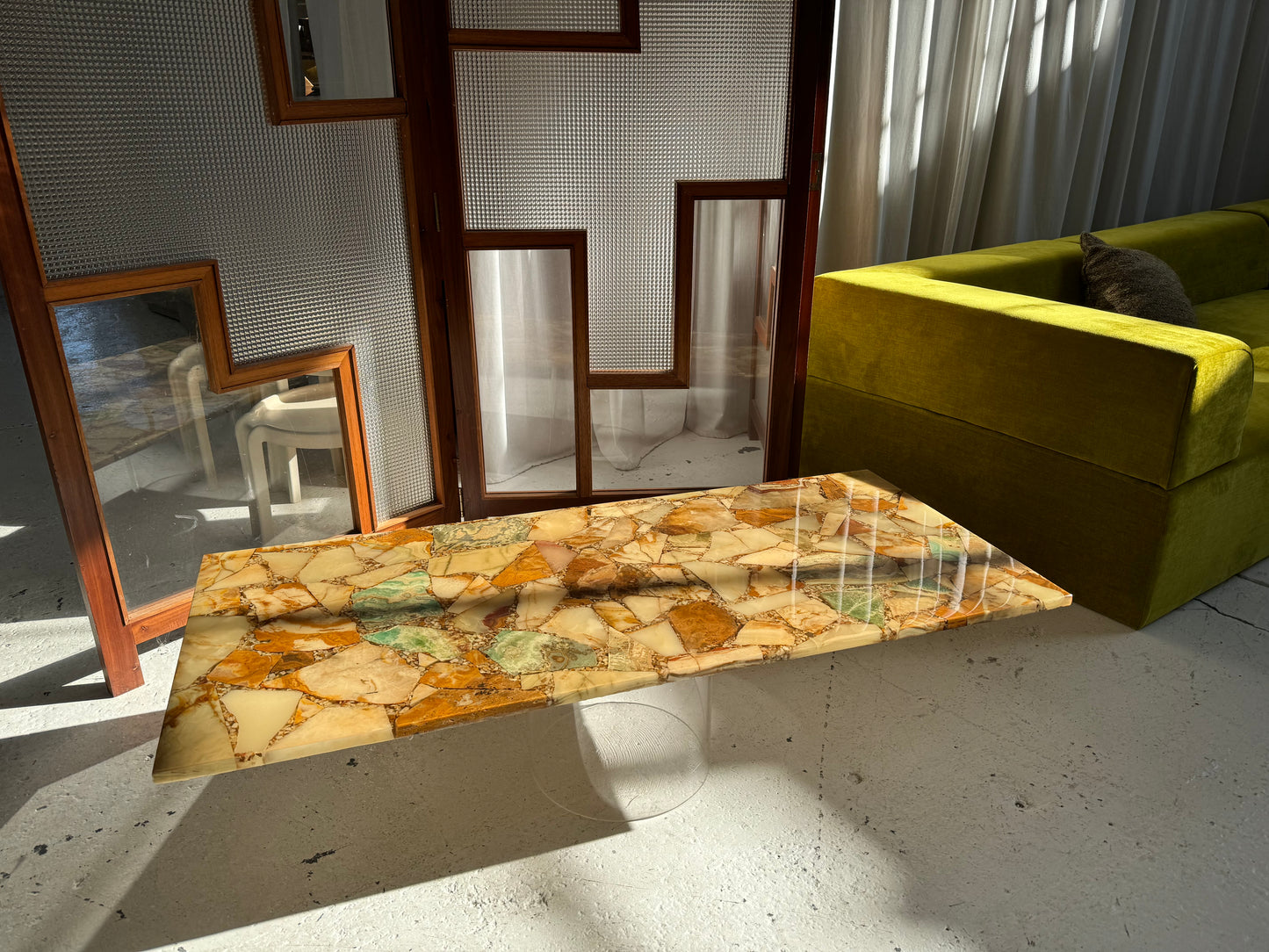 Vintage Terrazzo Marble Table