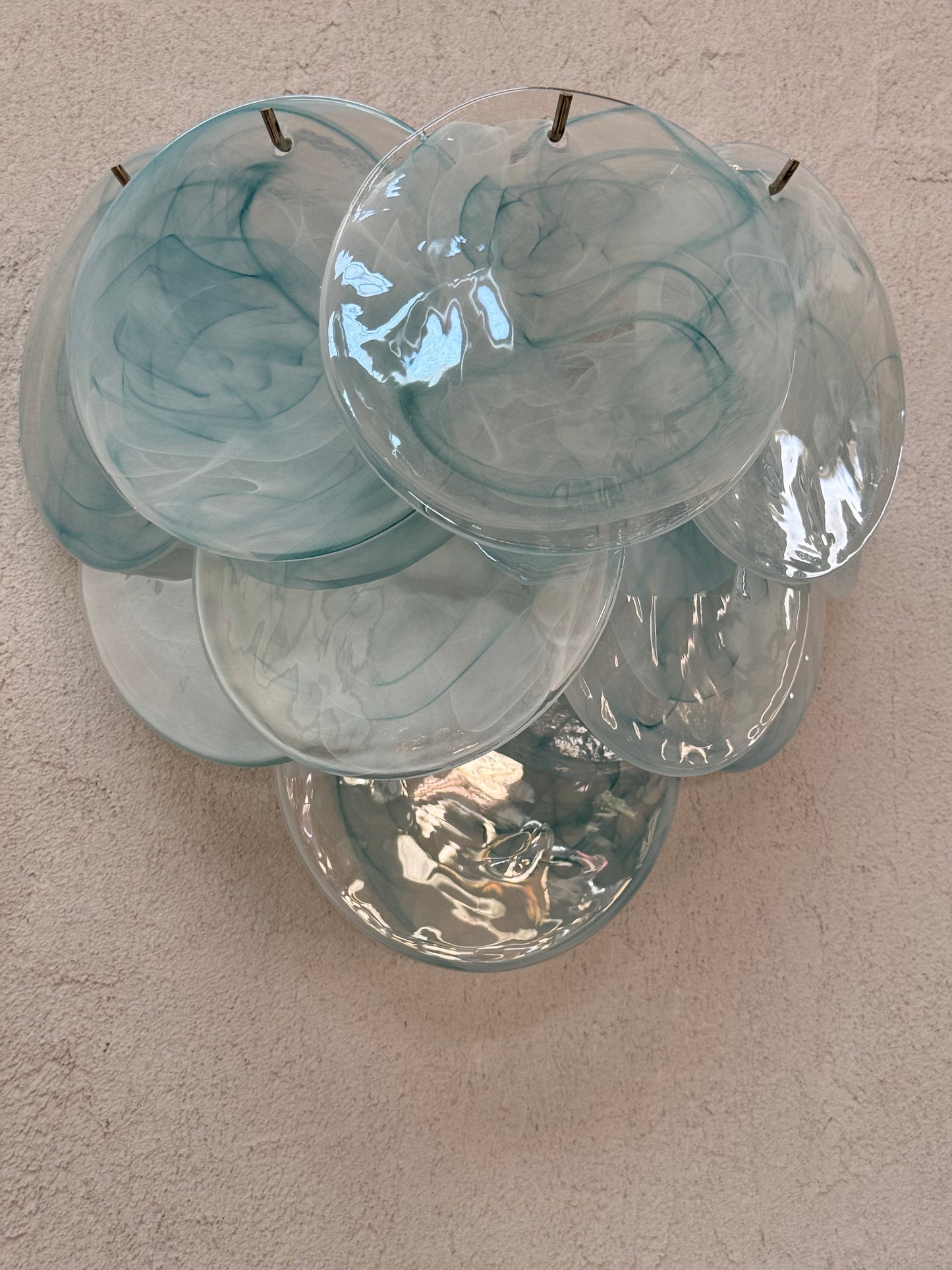 Murano Vistosi Sconce - Pale Blue