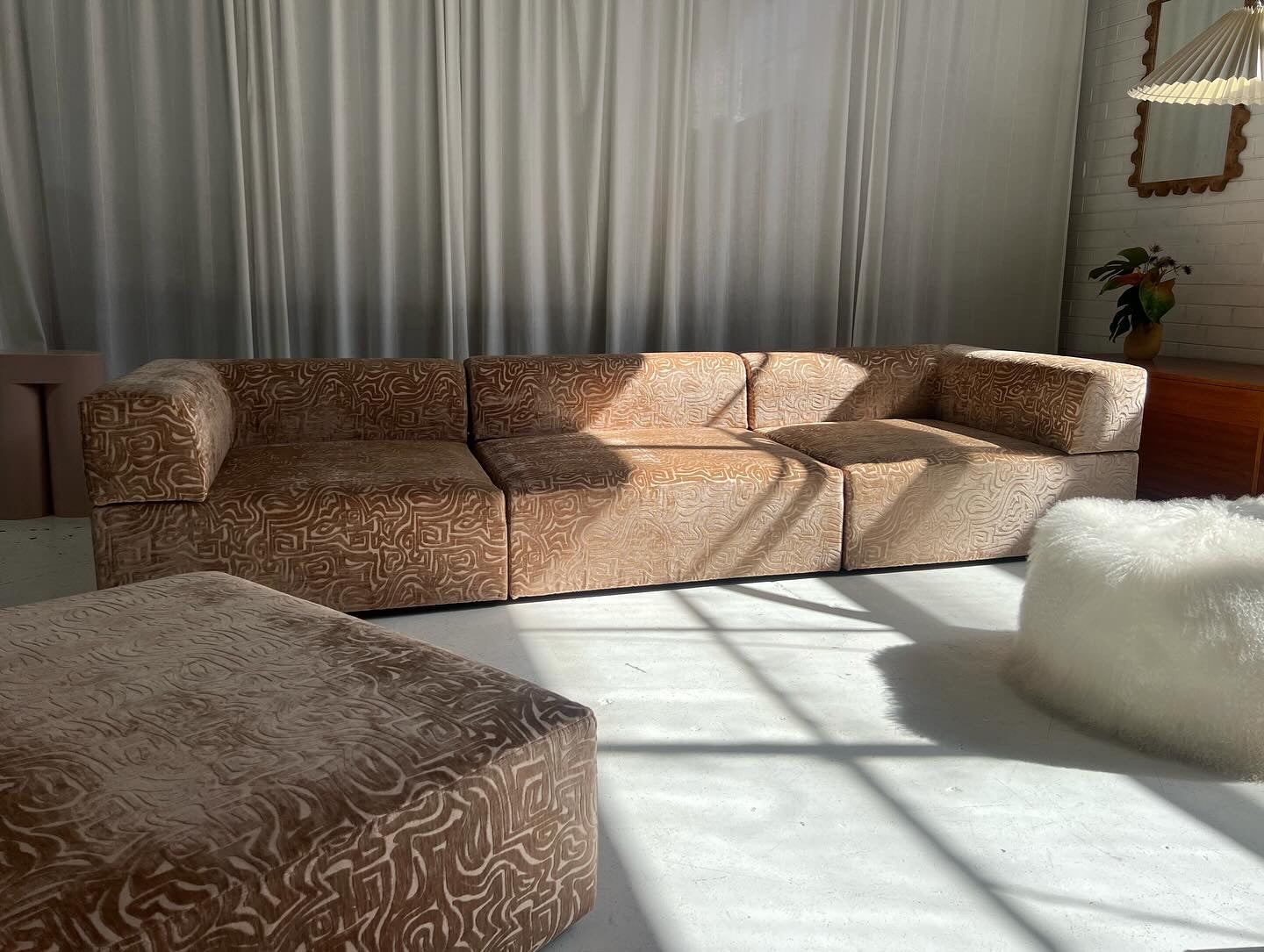 Bespoke Custom Patterned Modular Sofa