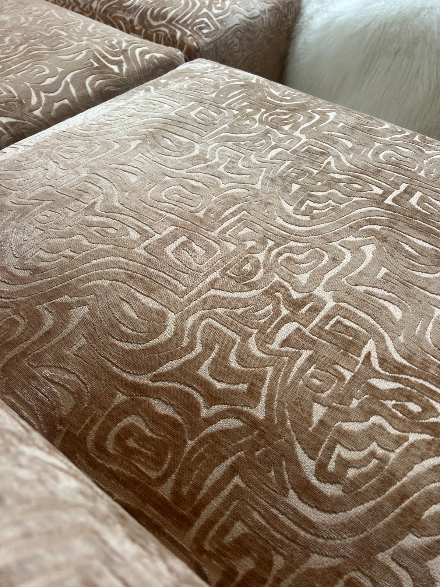 Bespoke Custom Patterned Modular Sofa