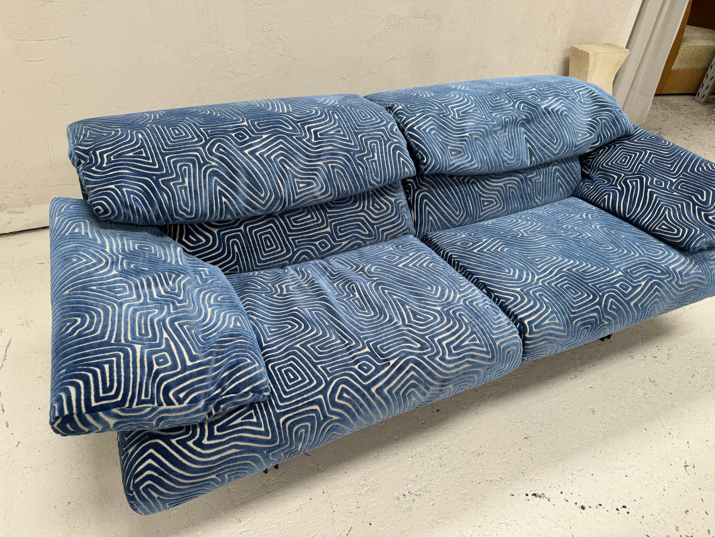 Bespoke Alanda Sofa by B&B Italia - Blue