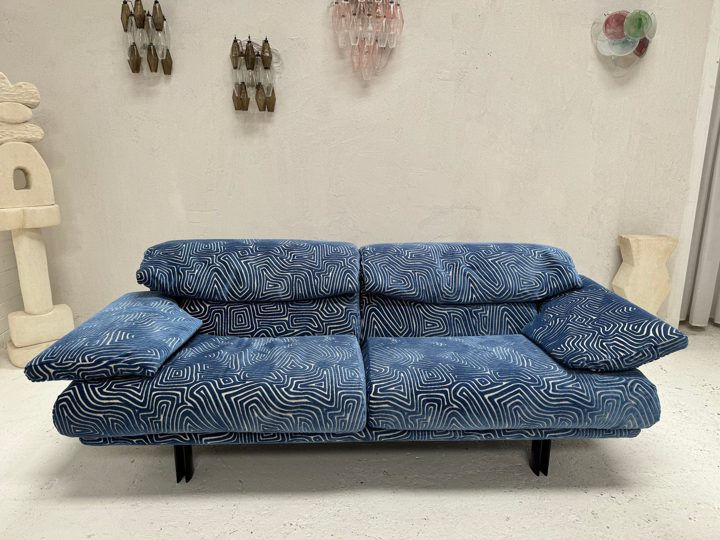 Bespoke Alanda Sofa by B&B Italia - Blue