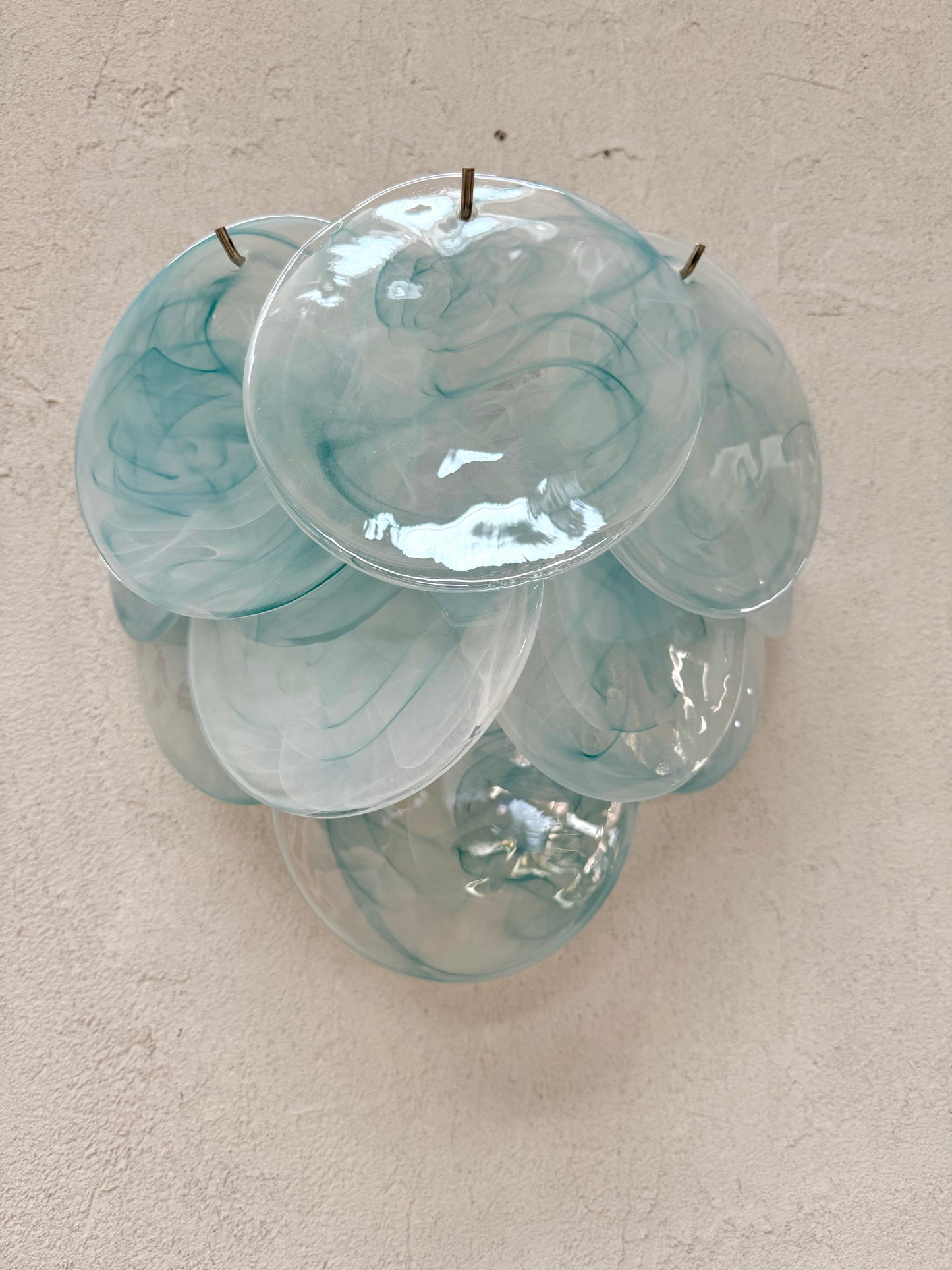 Murano Vistosi Sconce - Pale Blue