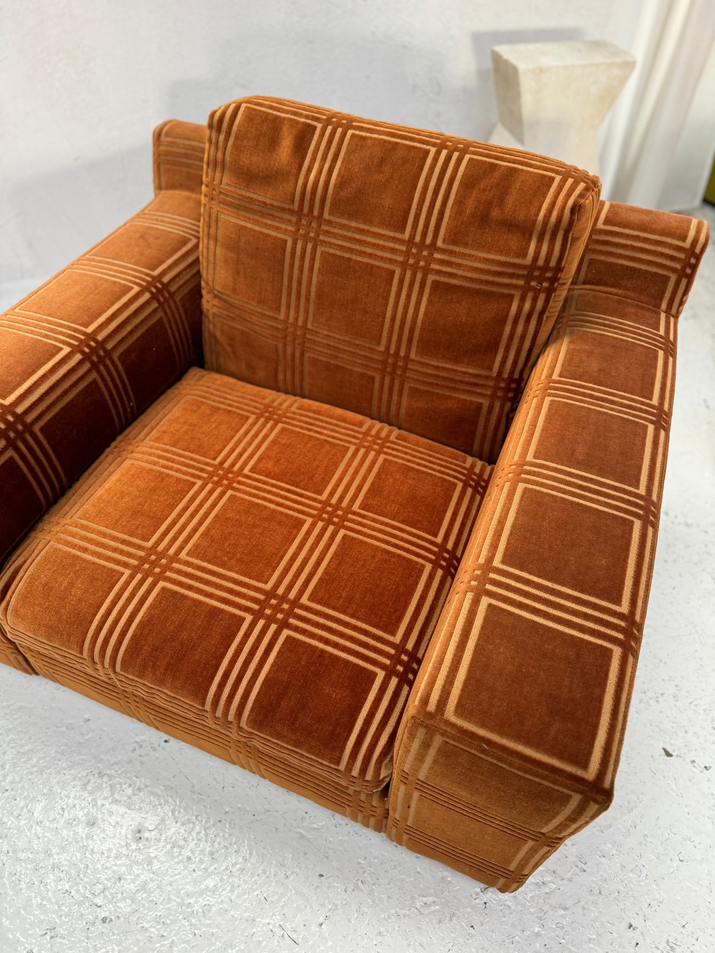 Vintage Armchairs - Geometric Pattern