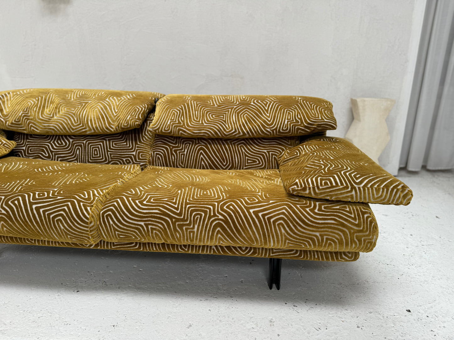 Bespoke Alanda Sofa by B&B Italia - Chartreuse