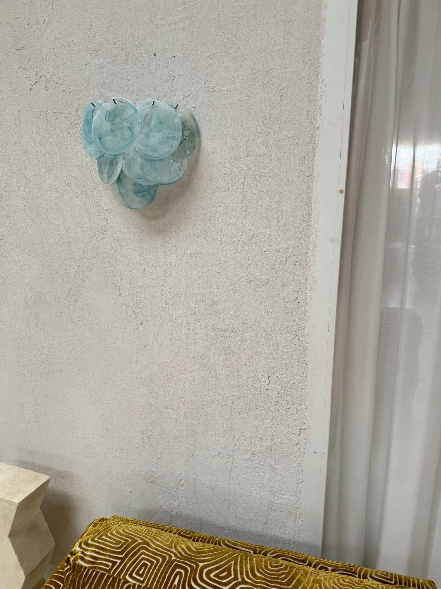 Murano Vistosi Sconce - Pale Blue