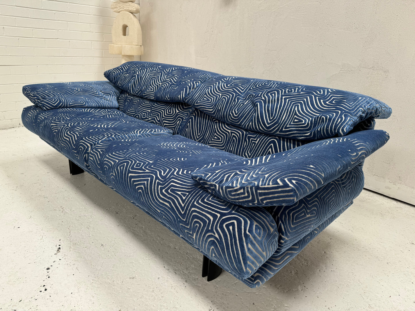 Bespoke Alanda Sofa by B&B Italia - Blue