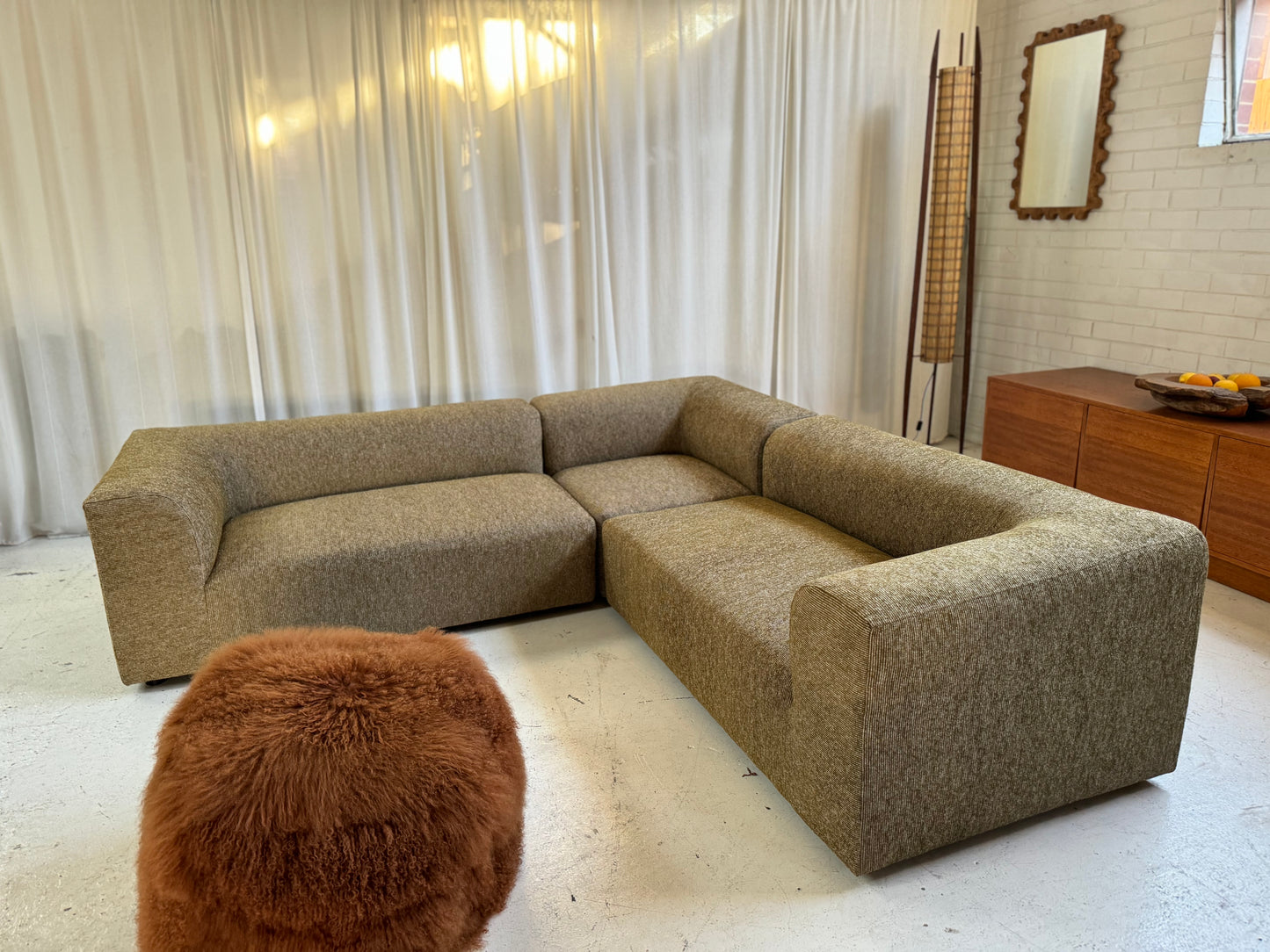 Bespoke Restored Modular Sofa Set