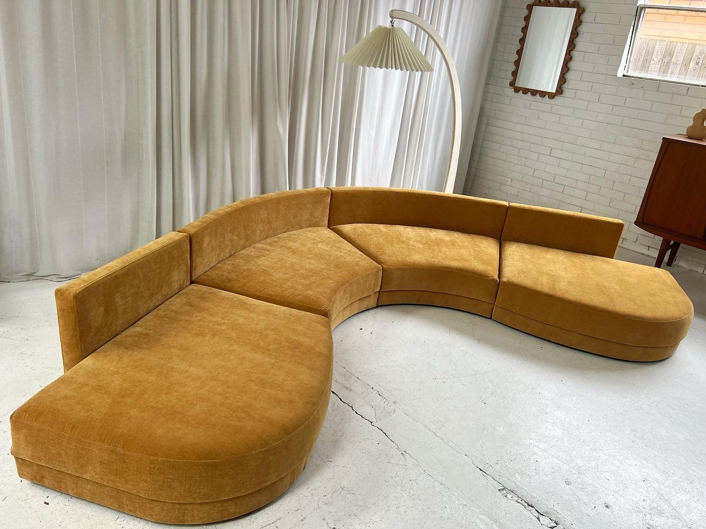 Bespoke Curvy Sofa - Preorder / Custom Fabric