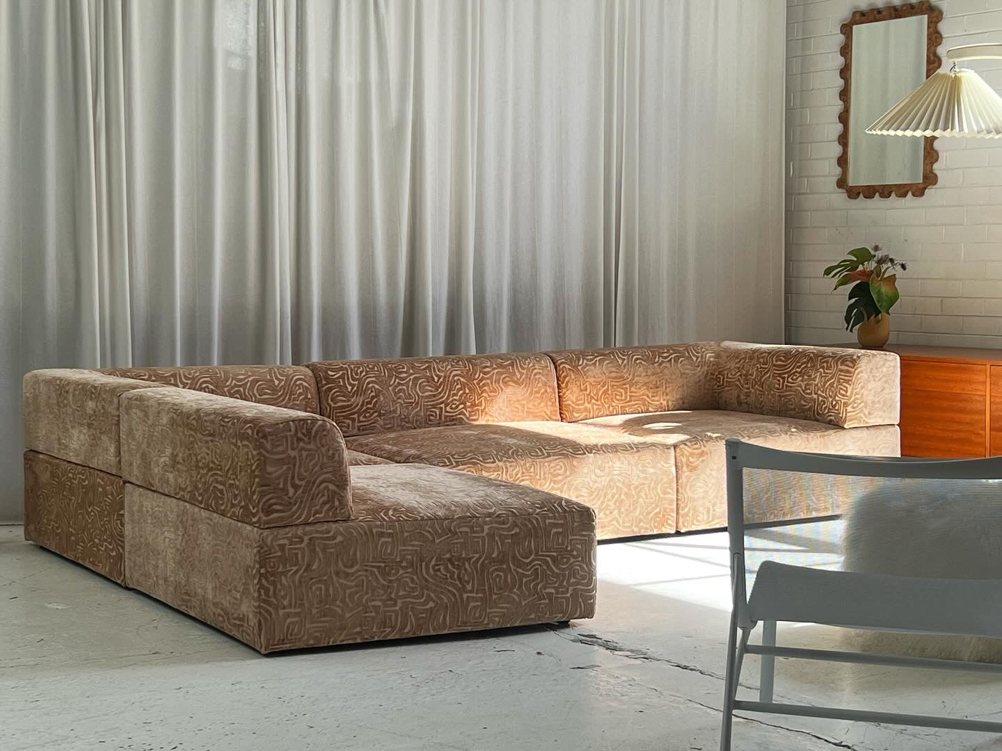 Bespoke Custom Patterned Modular Sofa