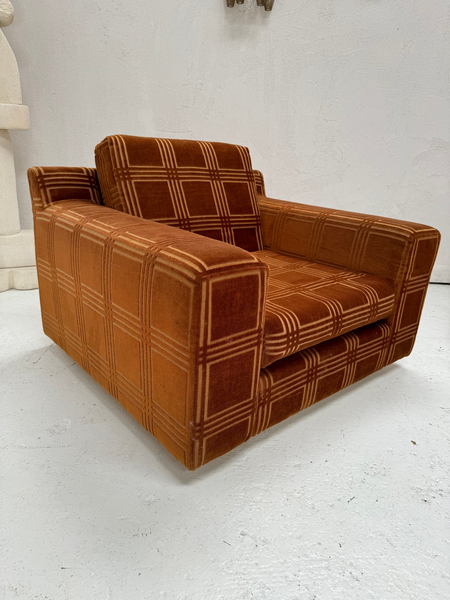 Vintage Armchairs - Geometric Pattern