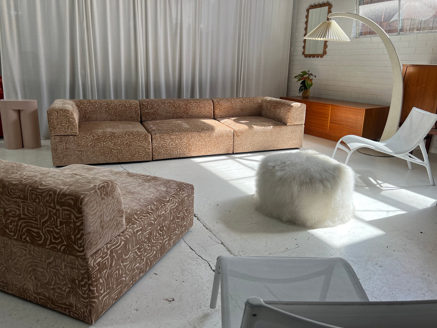 Bespoke Custom Patterned Modular Sofa