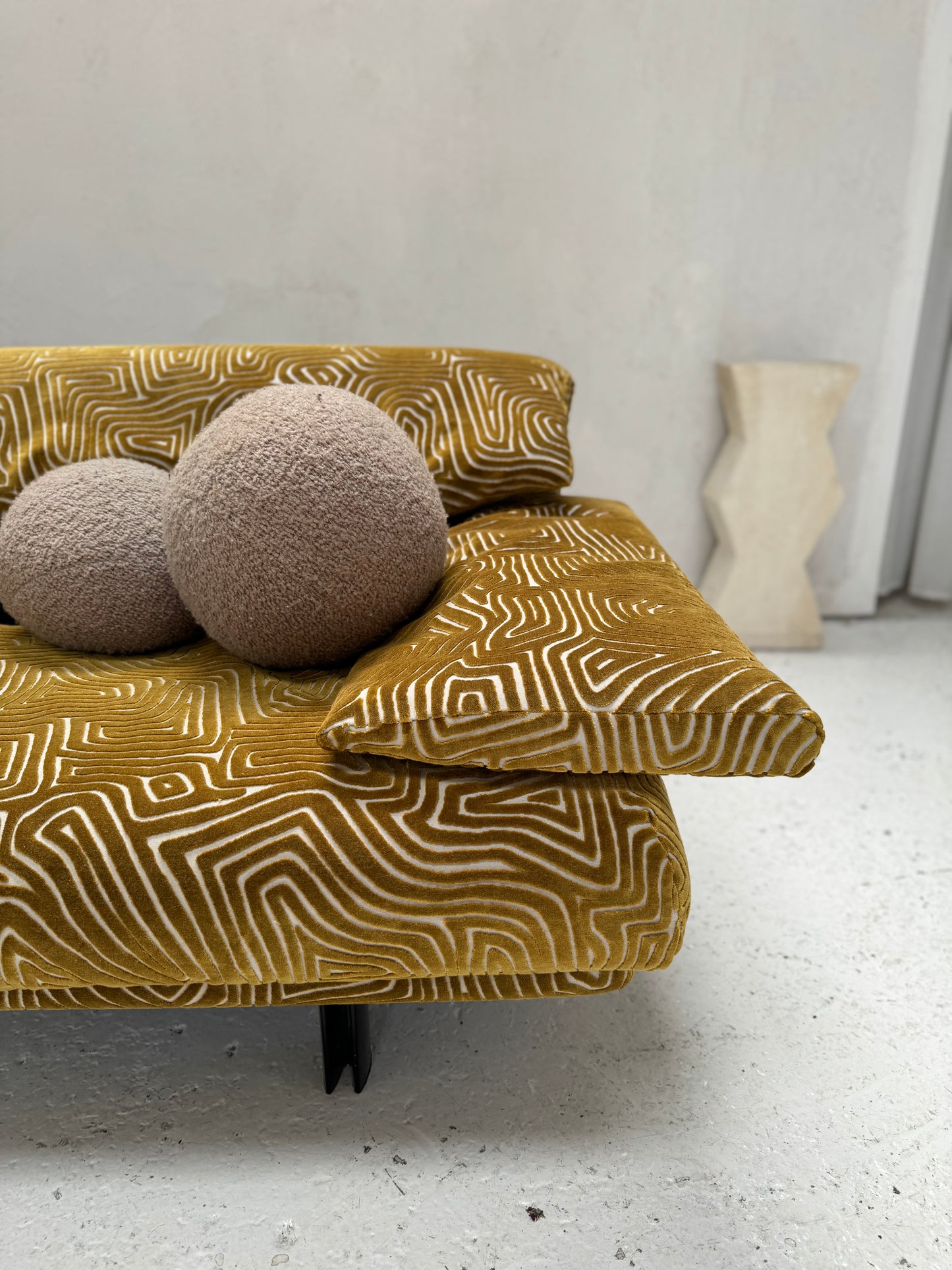 Bespoke Alanda Sofa by B&B Italia - Chartreuse