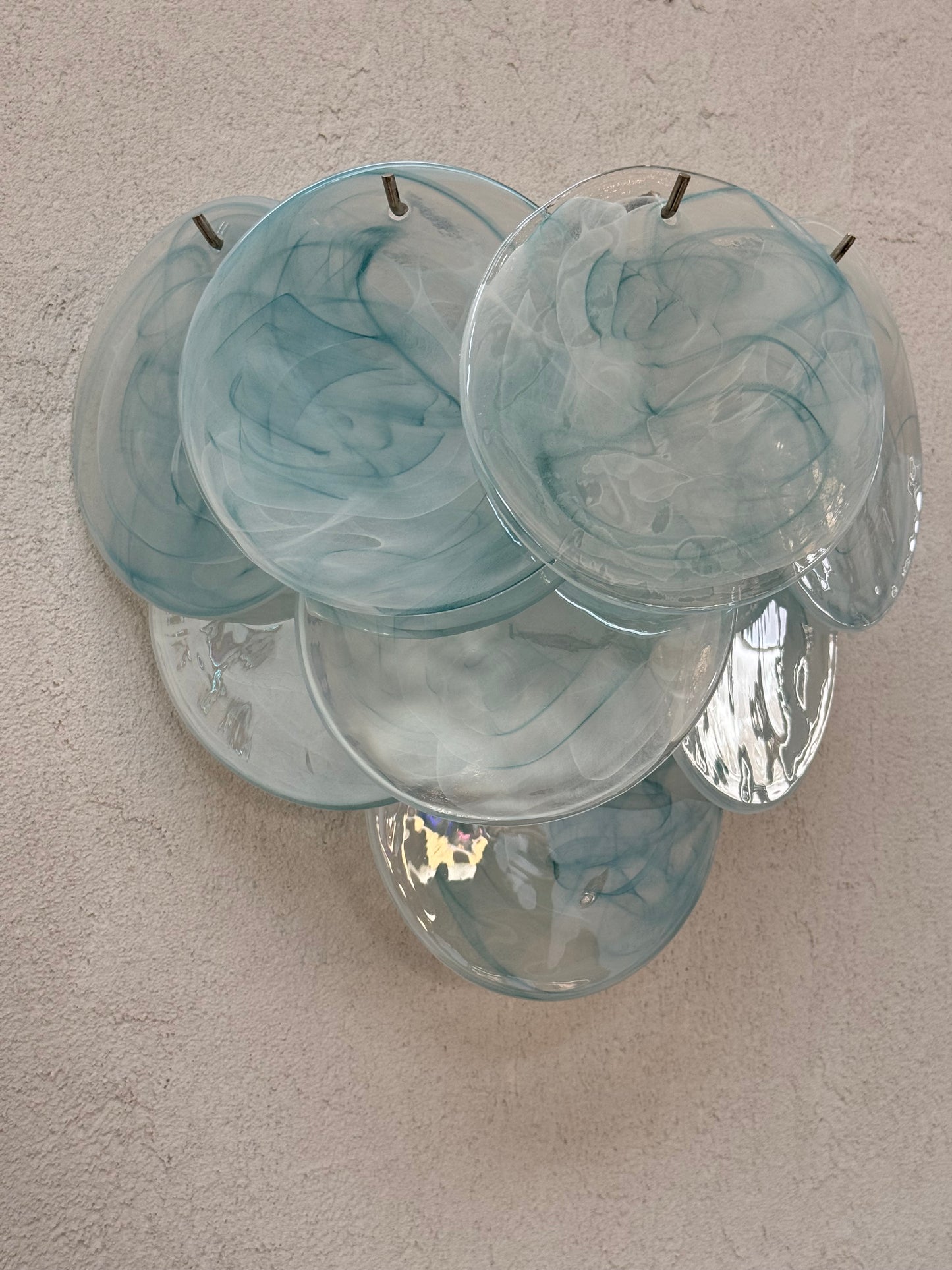 Murano Vistosi Sconce - Pale Blue