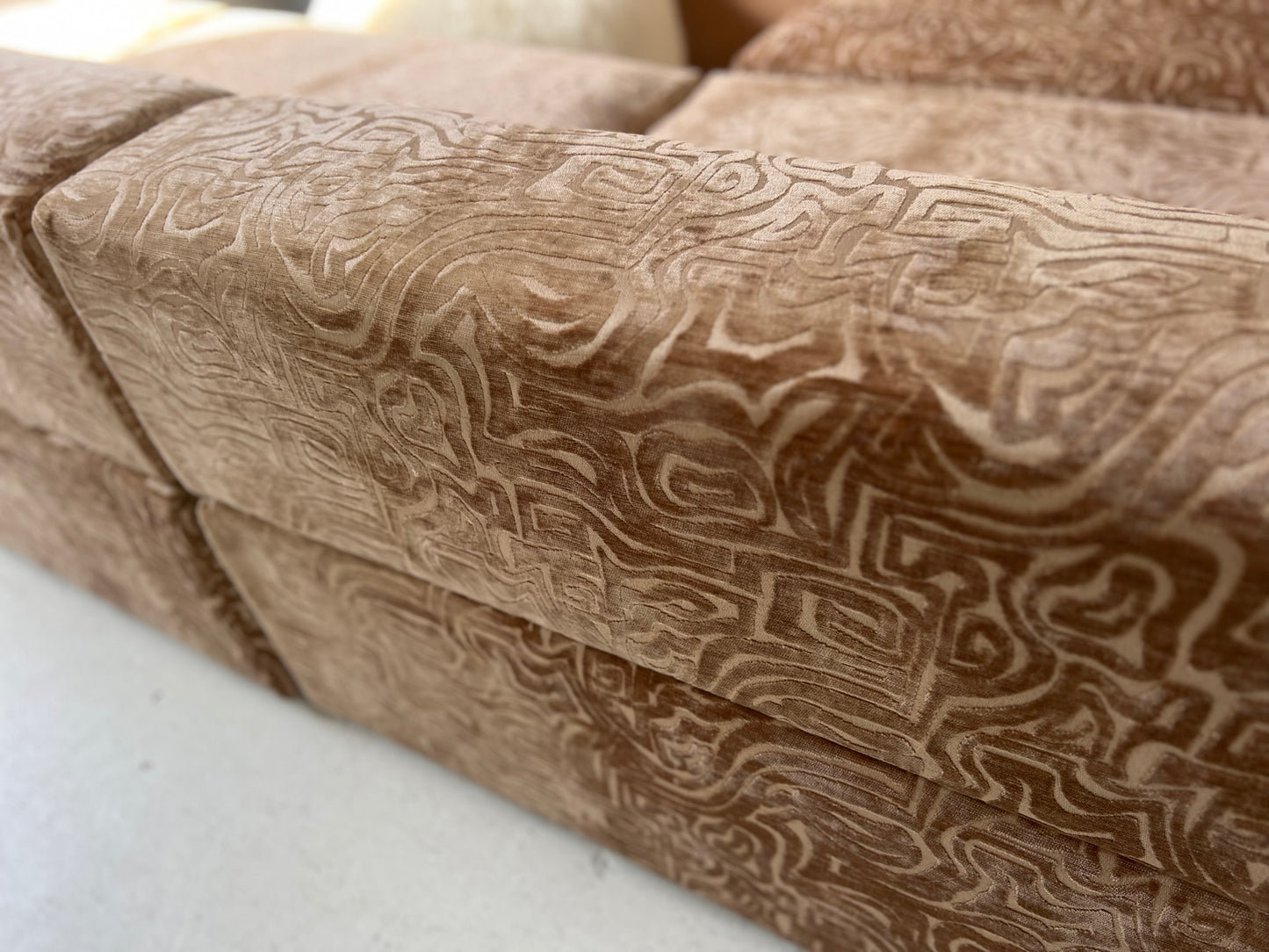 Bespoke Custom Patterned Modular Sofa