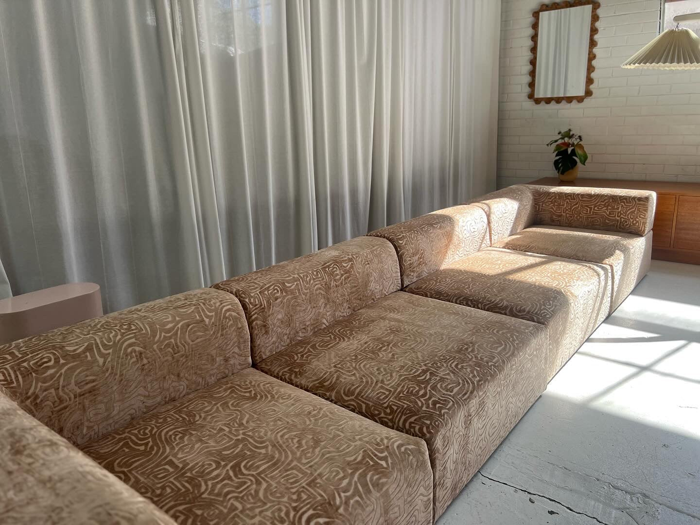 Bespoke Custom Patterned Modular Sofa