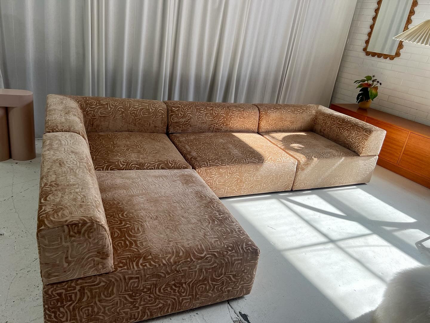 Bespoke Custom Patterned Modular Sofa