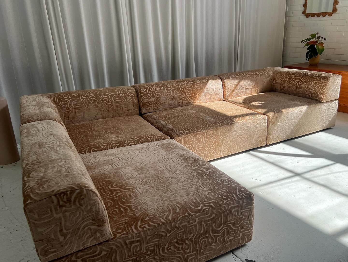 Bespoke Custom Patterned Modular Sofa