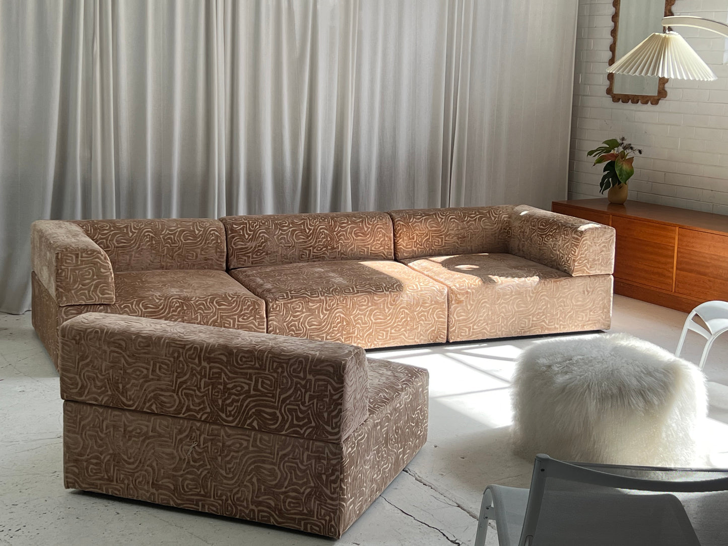 Bespoke Custom Patterned Modular Sofa