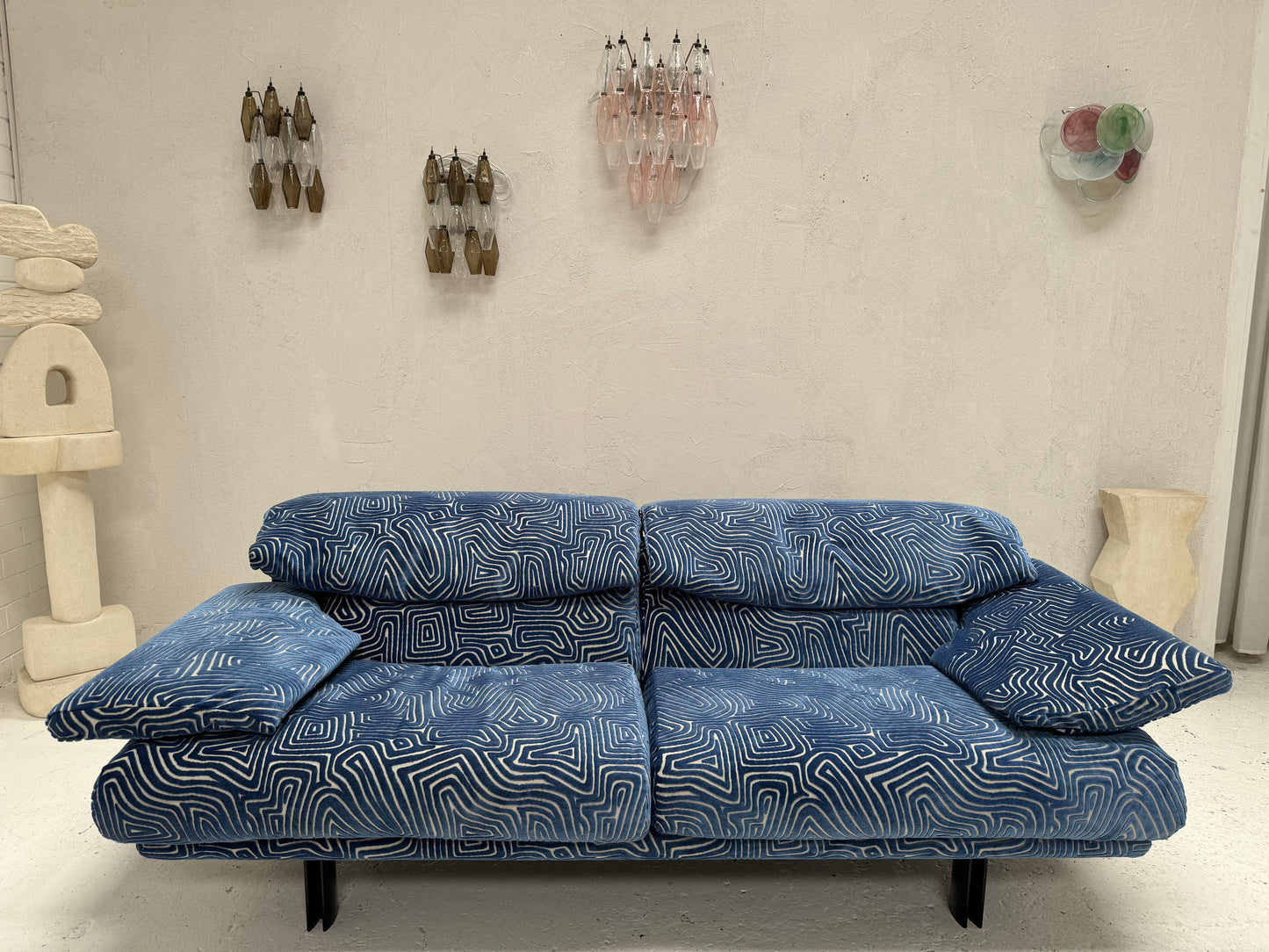 Bespoke Alanda Sofa by B&B Italia - Blue