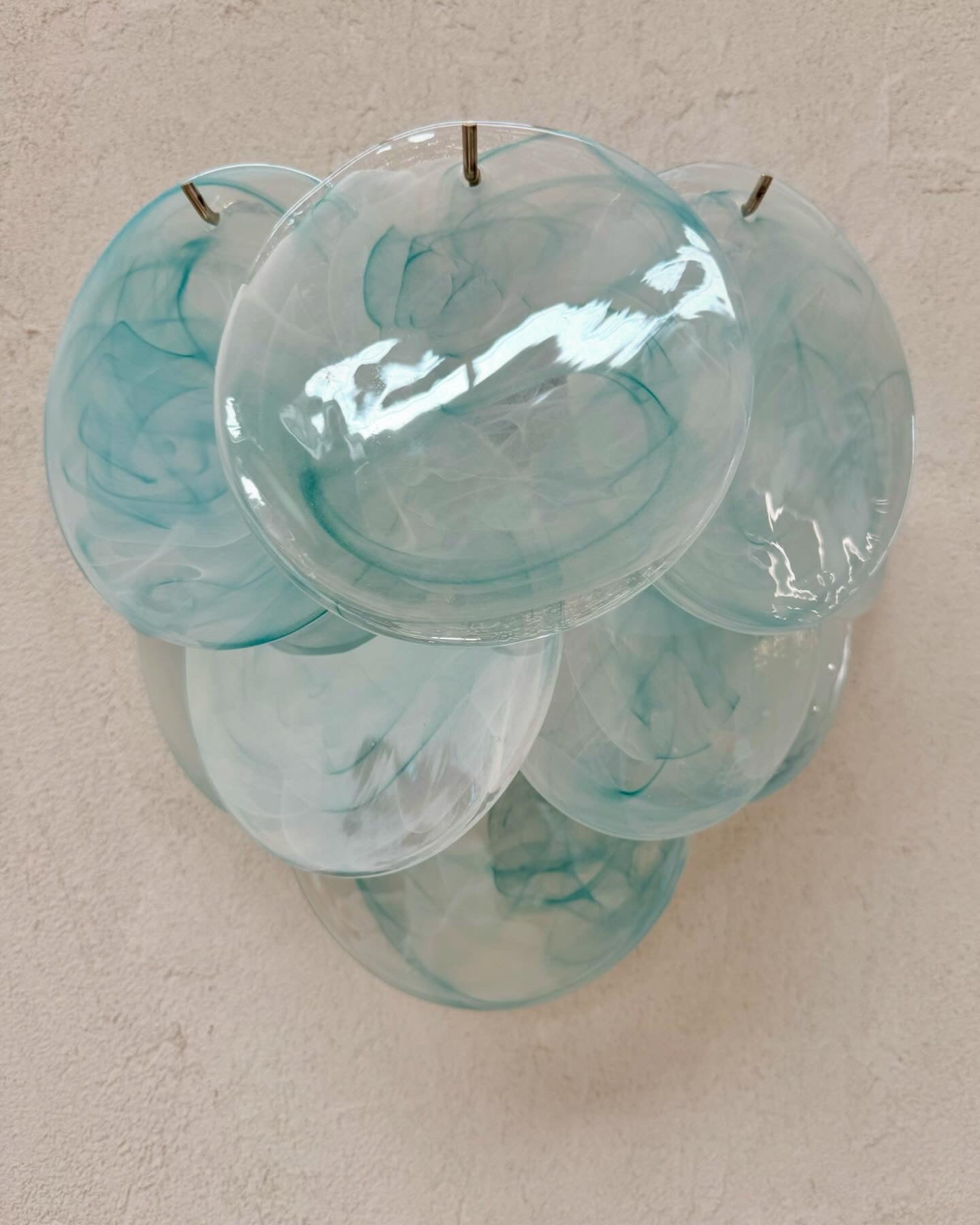 Murano Vistosi Sconce - Pale Blue